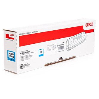 OKI originální toner 45862839, cyan, 7300str., OKI MC853, MC873, O